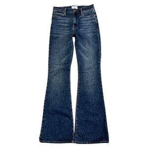 FRAME Le High Flare High Rise Leg Lengthening Gorgeous Zip Fly Jeans. 27. VEUC